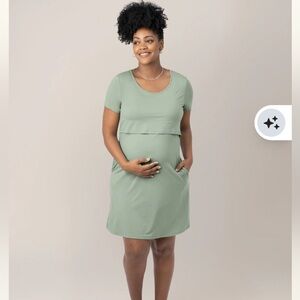Eleanora Bamboo Maternity & Nursing Dress